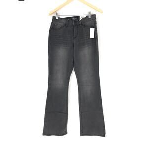 Style & Co Jeans Women's Jeans Curvy Boot Leg Size 4 Mid‎ Rise Gray